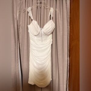 Fashion Nova White Lace Dress